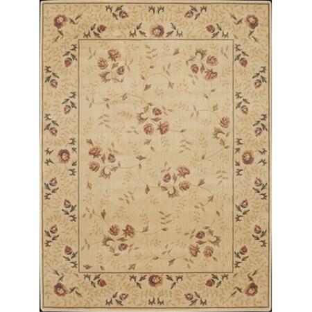 NOURISON Somerset Area Rug Collection Ivory 5 Ft 6 In. X 7 Ft 5 In. Rectangle 99446825094